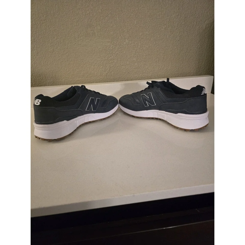New Balance 997 Spiked Golf Shoes - Navy Blue